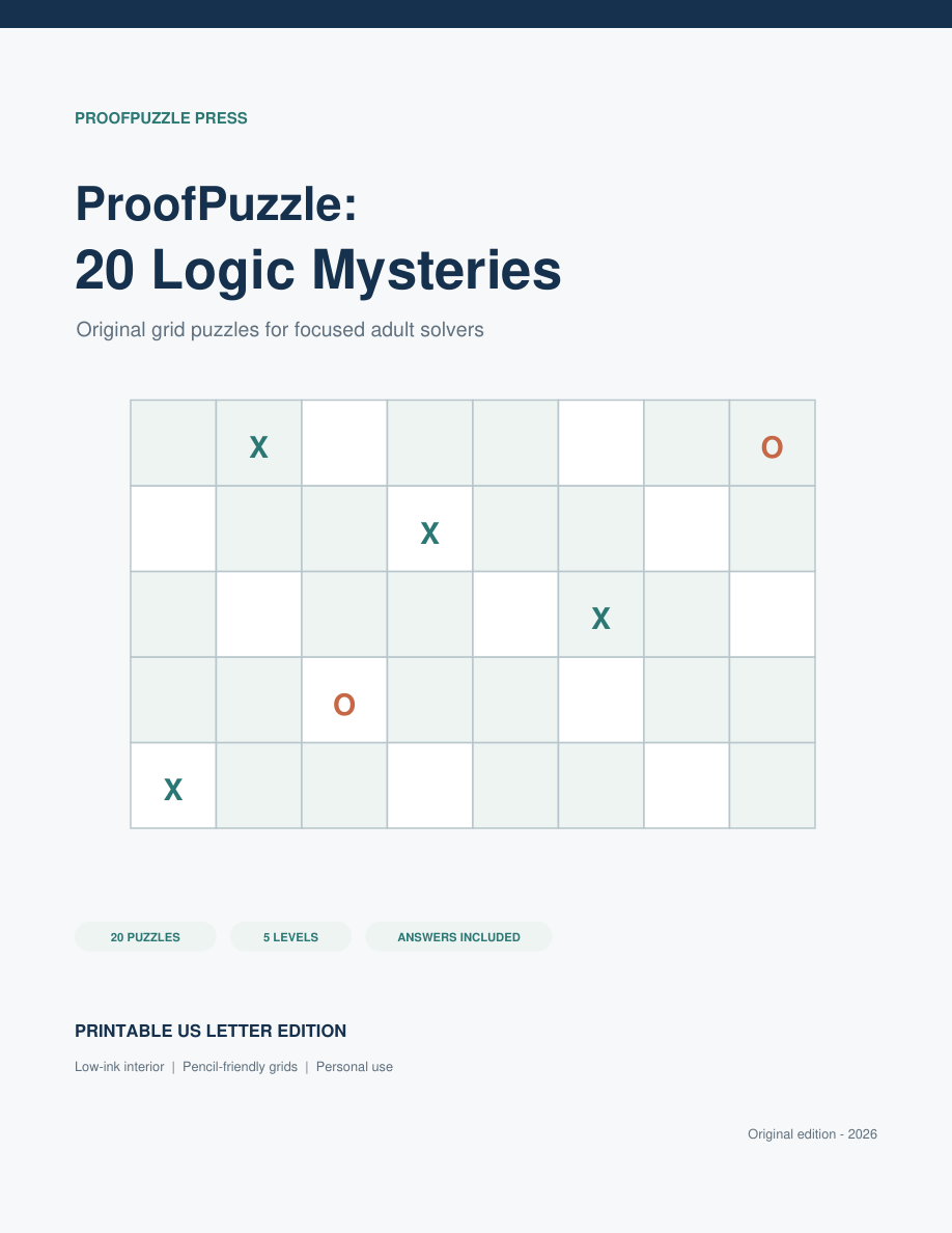 Cover of ProofPuzzle: 20 Logic Mysteries
